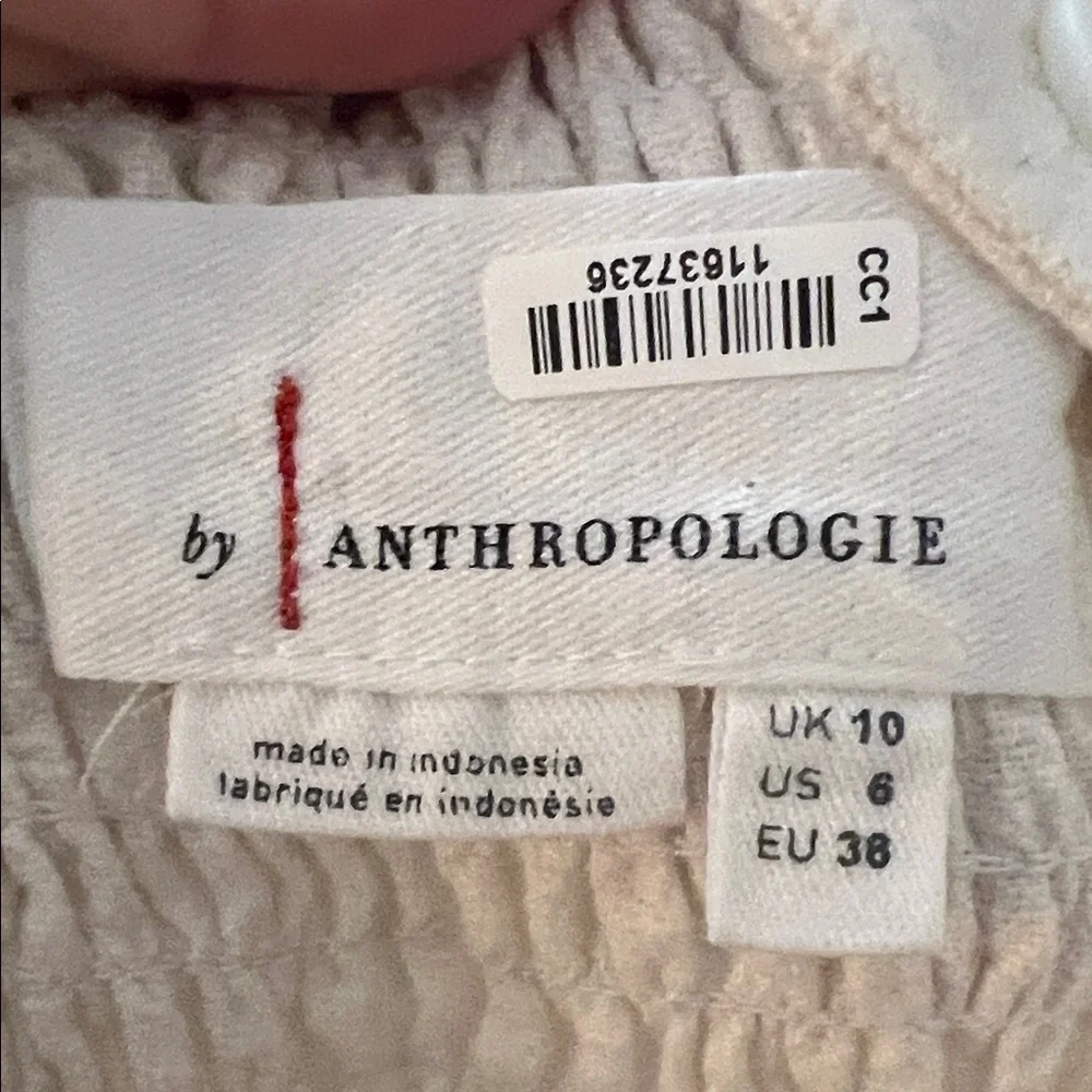 Anthropologie Linen Blend Cape Cod Sleeveless Jumpsuit with Belt - Picture 2 of 15